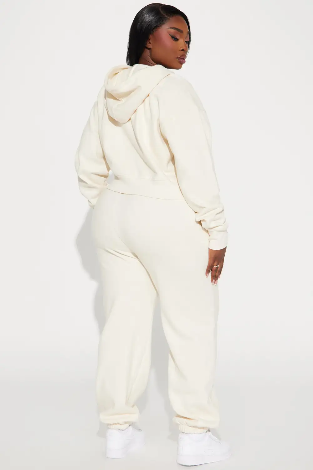 Stayin' In Sweatsuit - Cream