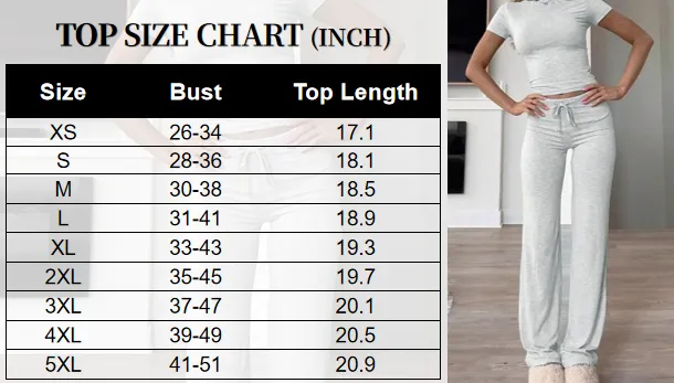 Women's Plain Shortsleeve Top & Drawstring Pants Set