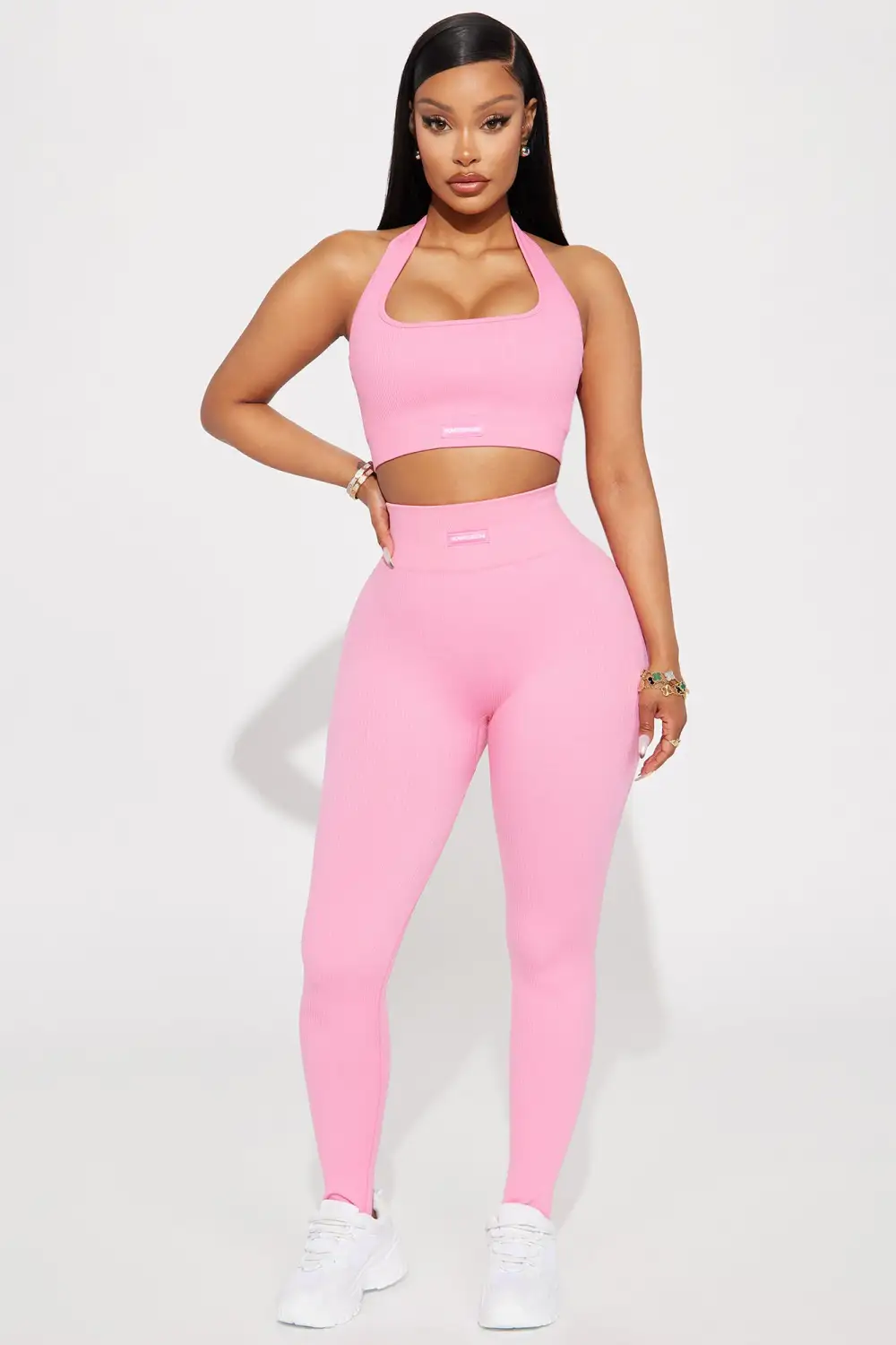 Effortless Triton Ribbed Seamless Legging - Bubblegum