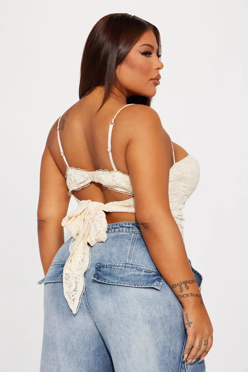 Ari Lace Corset - Beige