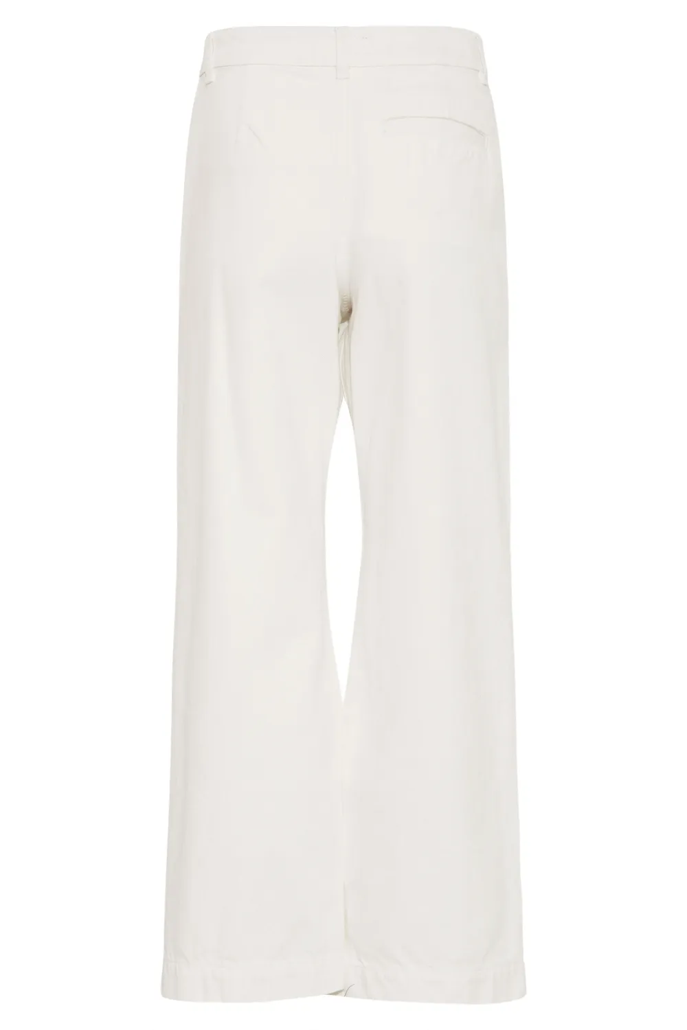 LTS Tall White Denim BEA Cropped Wide Leg Jeans