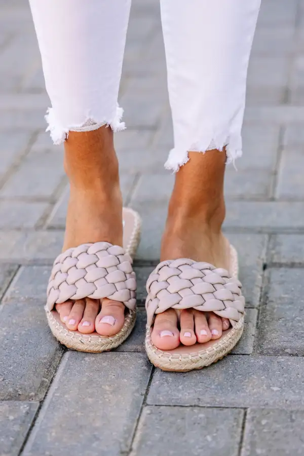 Bubbly Personality Taupe Brown Sandals