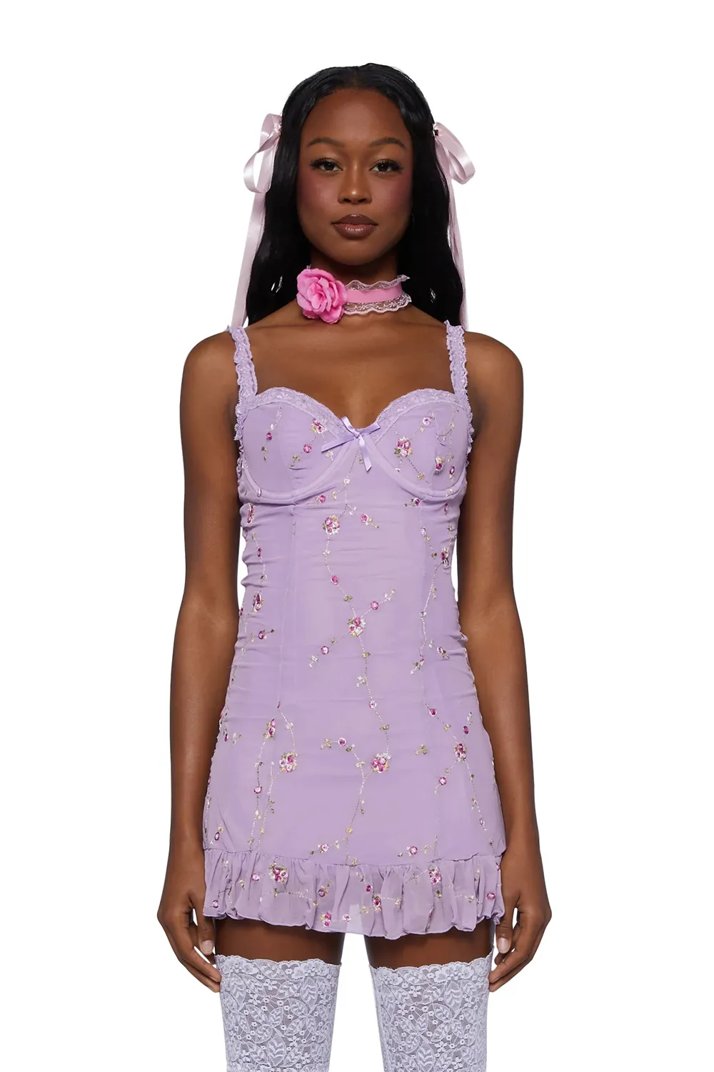 I'M BABY MINI SLIP DRESS