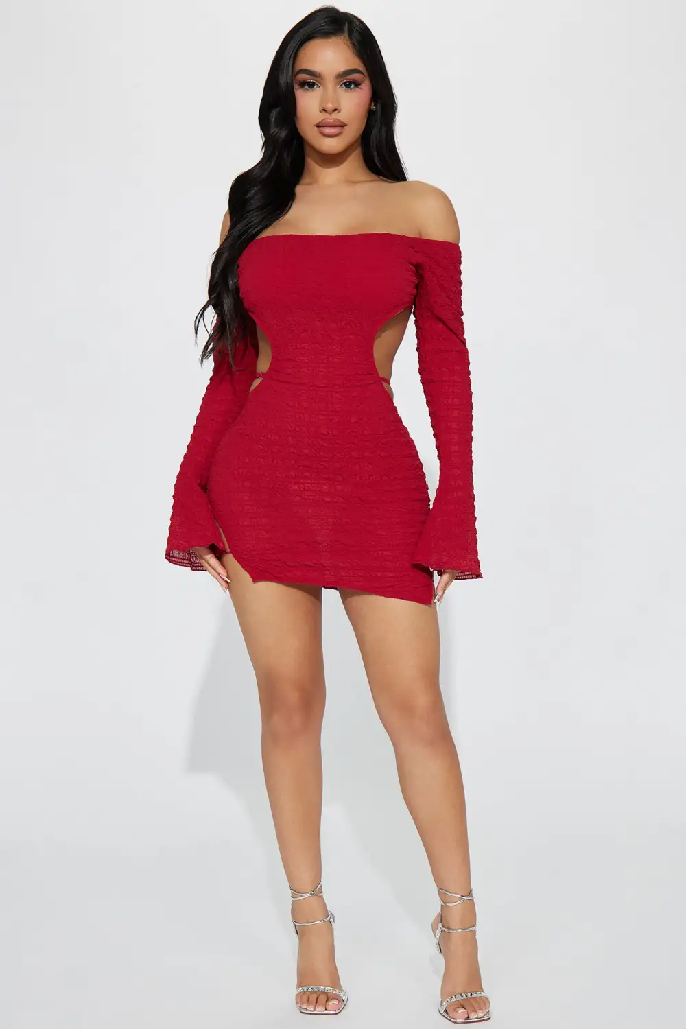 Julia Micro Mini Dress - Red