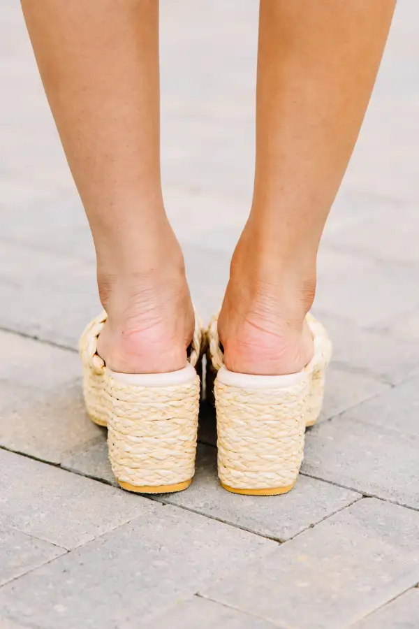 Matisse: Walk The Pier Natural Jute Heels