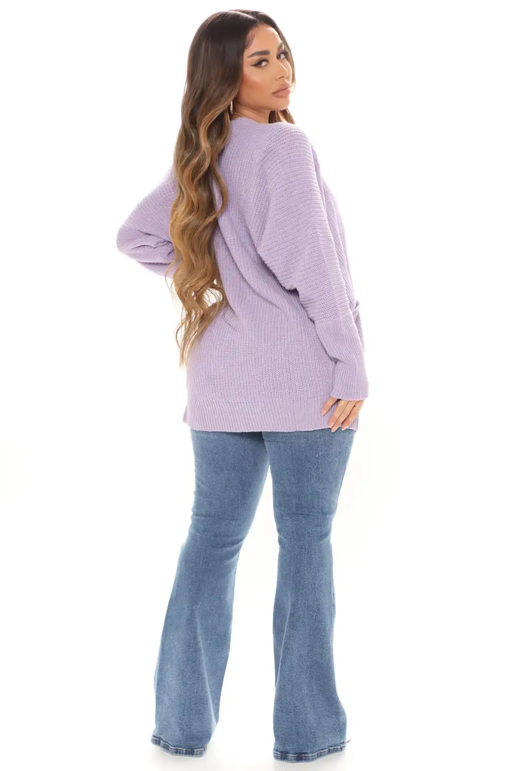 Just Go With It Cardigan - Lavender