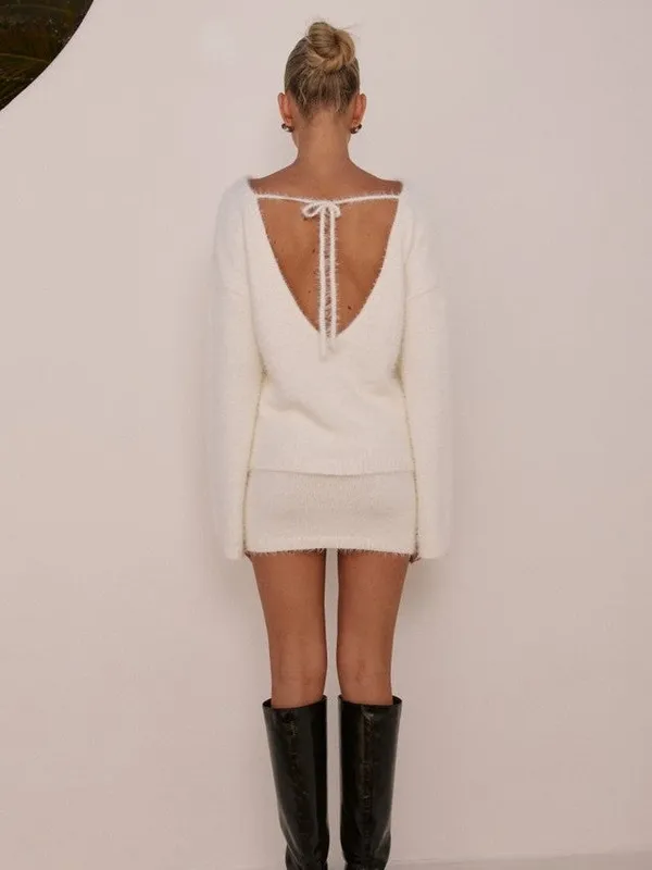 Long Sleeve Knit Pullover Sweater