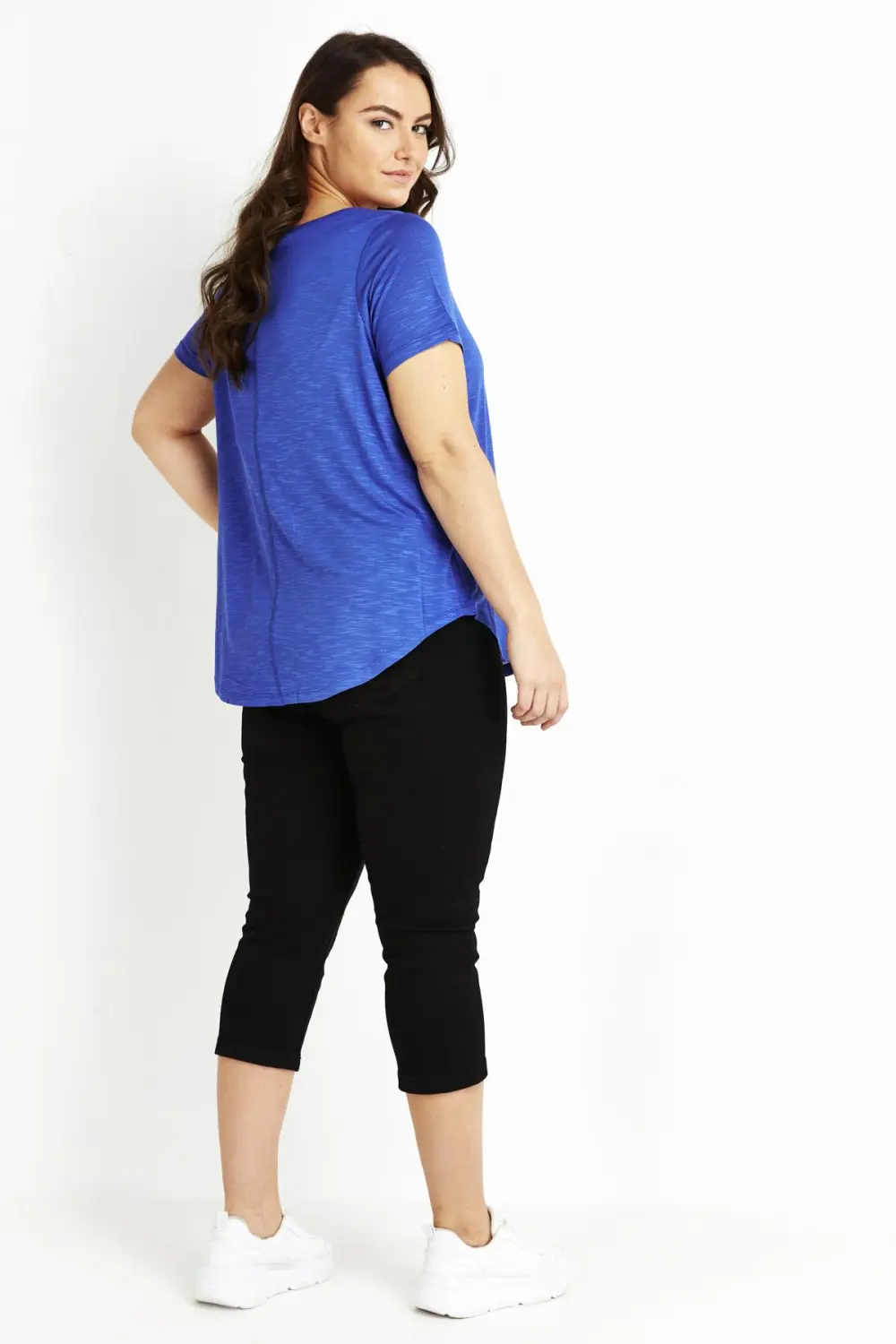 Evans Black Cropped Skinny Jeans