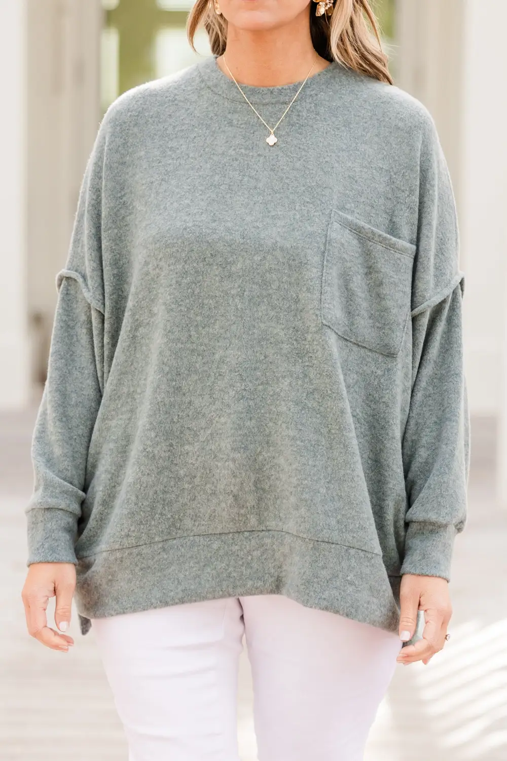 Just Take A Break Sweater, Ash Jade