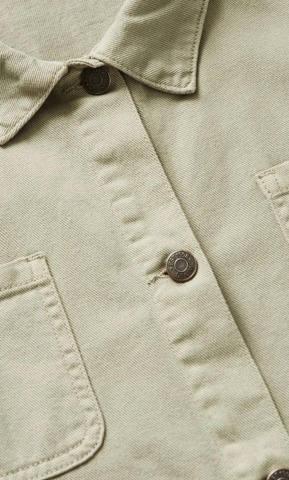 Evans Khaki Green Button Shacket