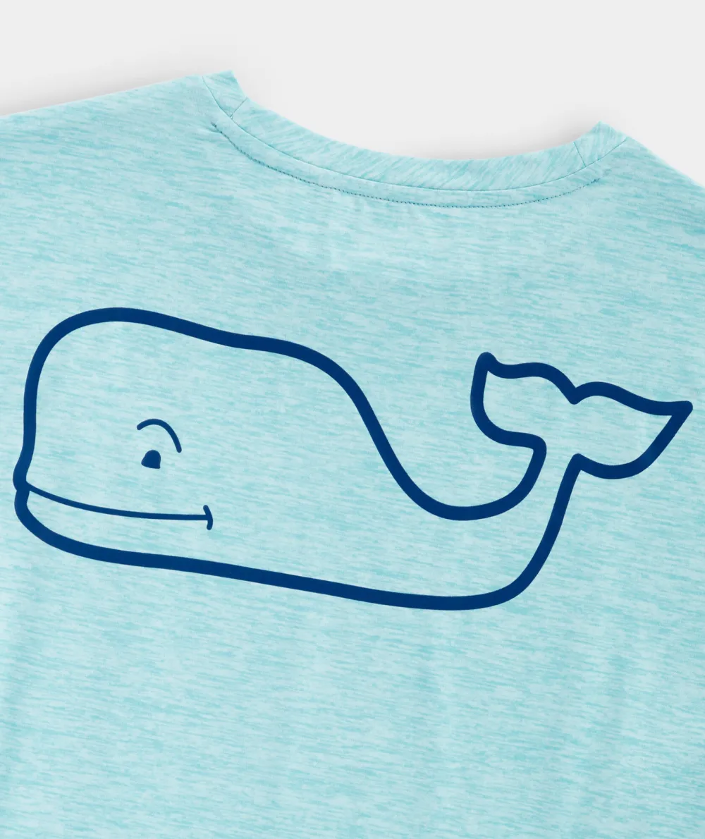 Whale Logo Short-Sleeve Harbor Performance Tee