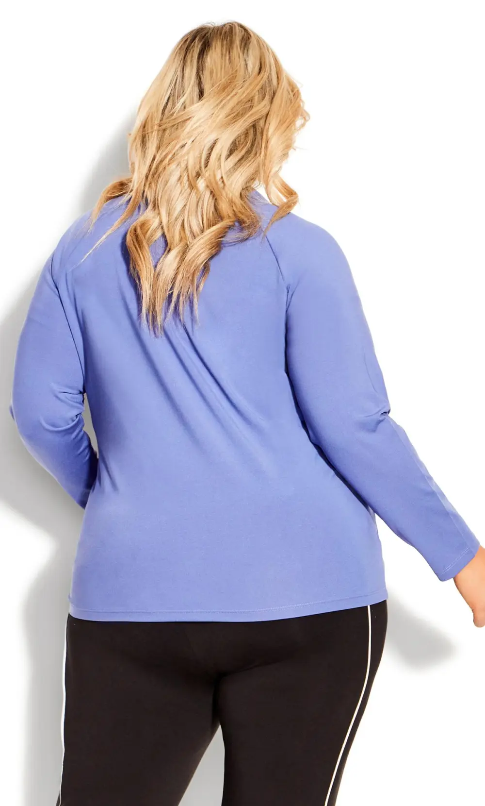 Ave Leisure Purple Zip Through Active Jacket