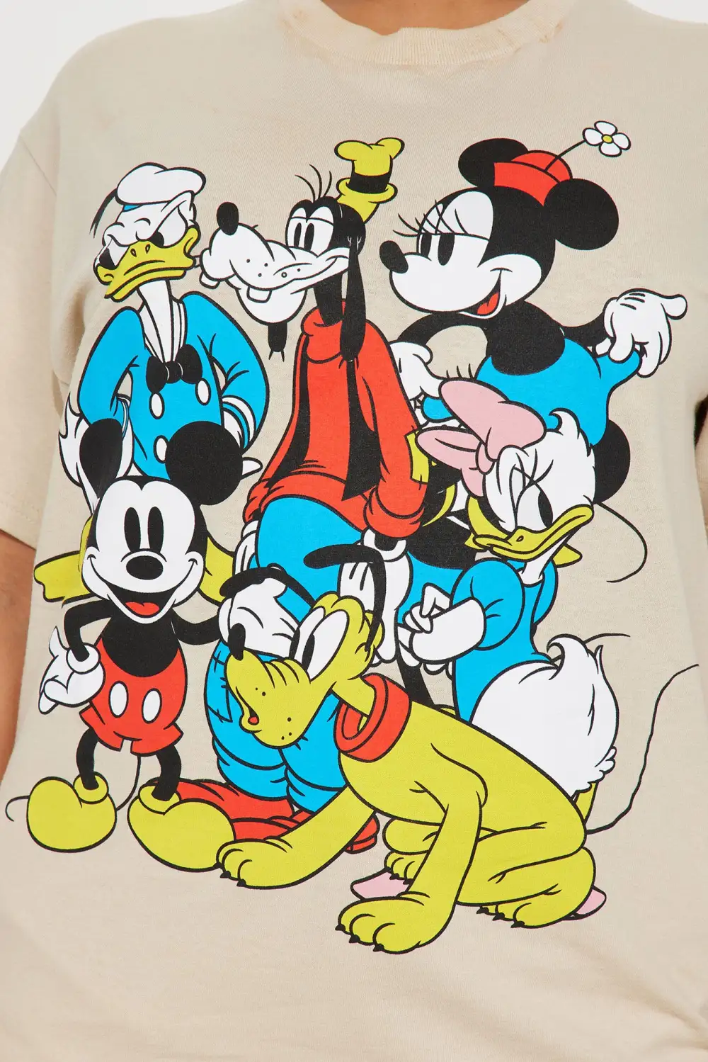 Mickey Mouse The Sensational Six Graphic Tee - Sand