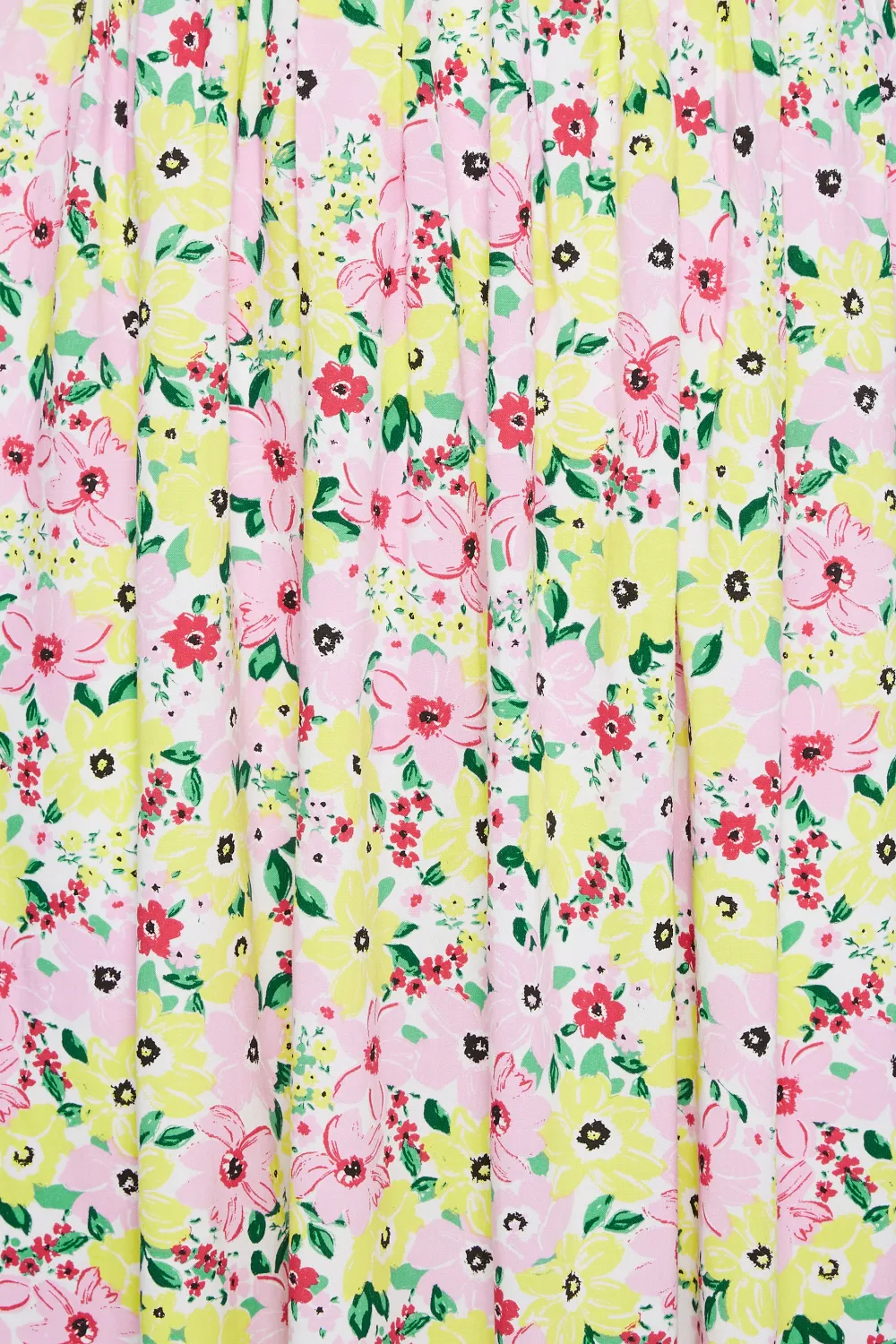 YOURS Curve White Floral Print Shirred Maxi Dress