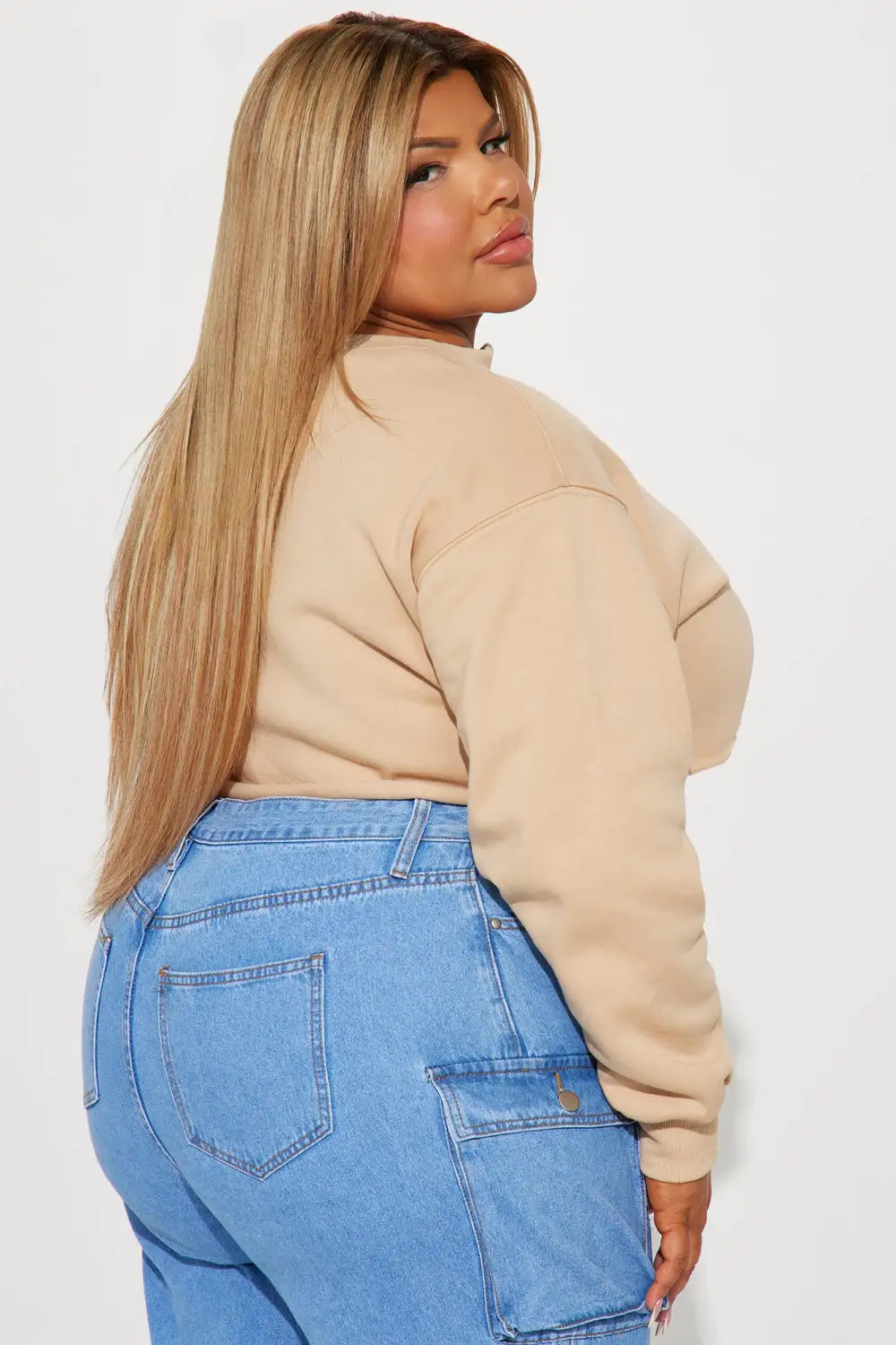 Nothing Like Me New York Sweatshirt - Taupe