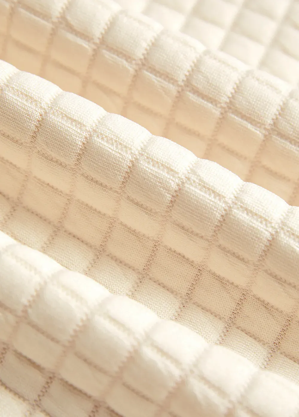 Light Yellow Button Geometric Print Long Sleeve Sweatshirt