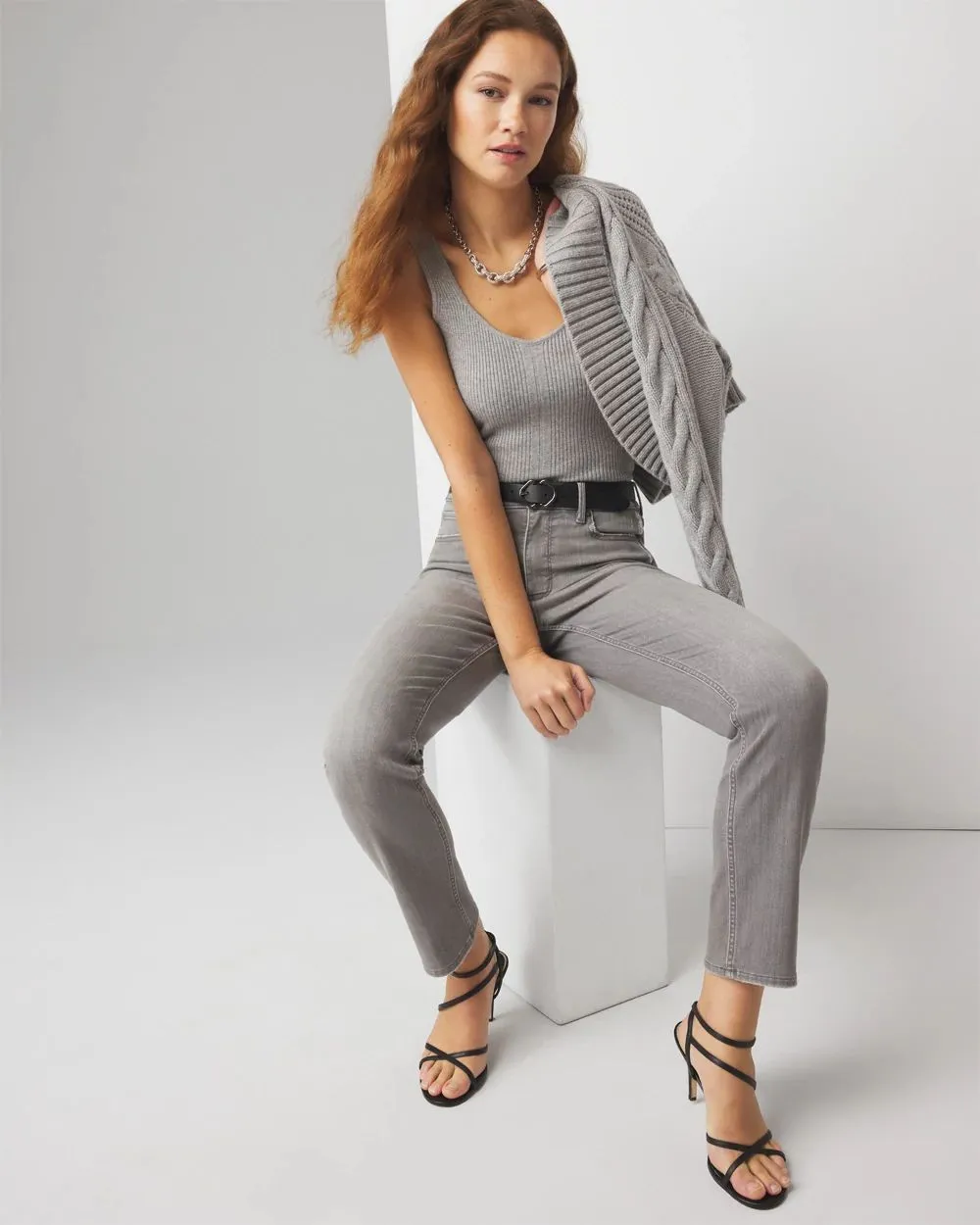 Ribbed Knit Sweater Tank