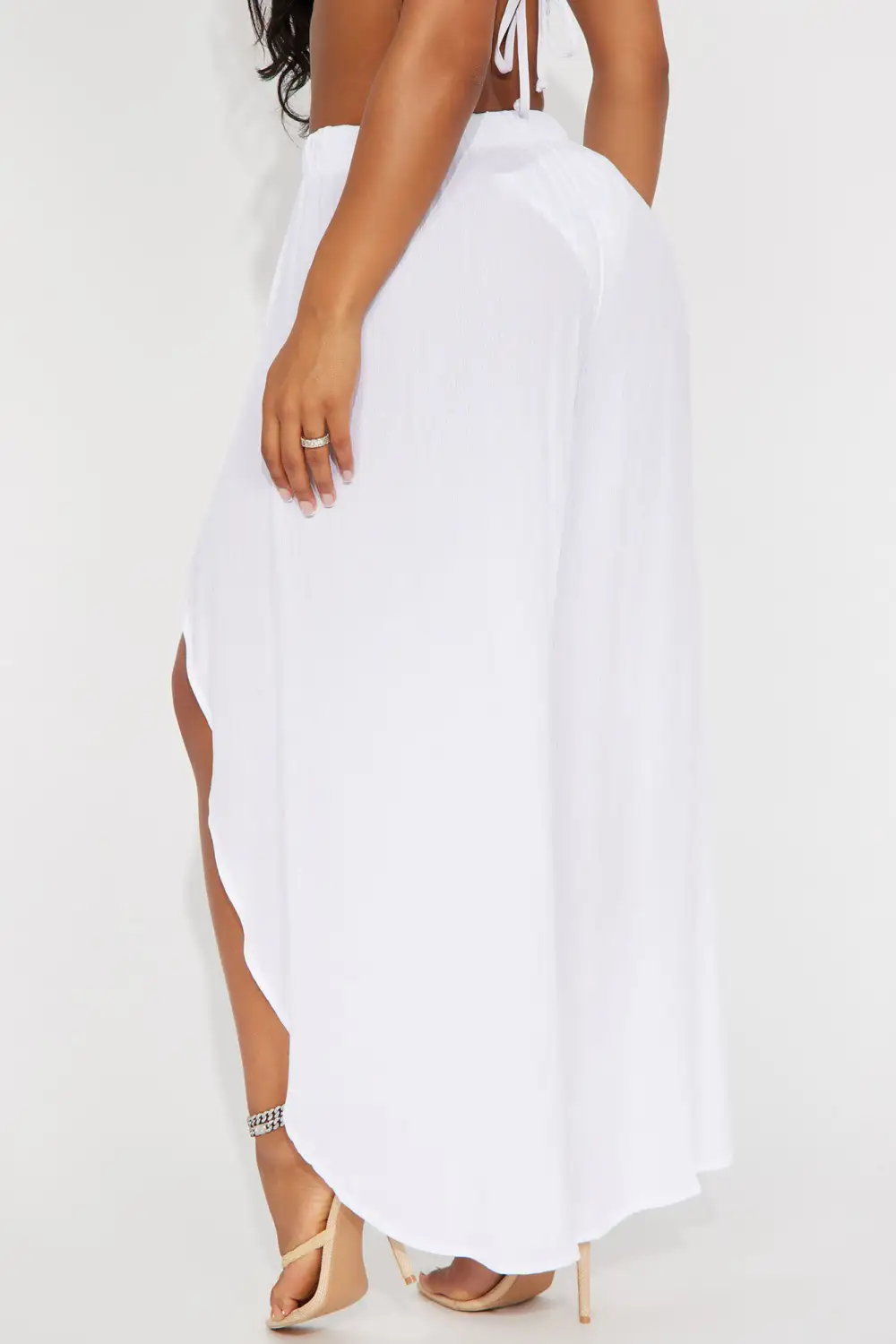 Dancing In The Sand Coverup Pants - White