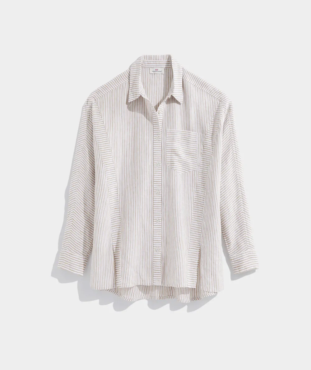 Linen Weekend Button-Down