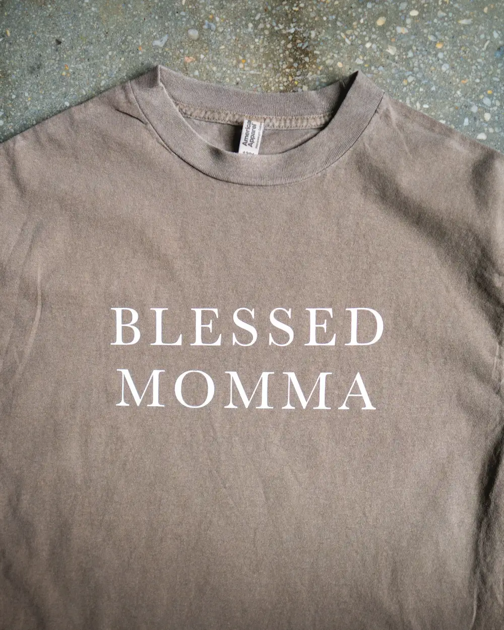 Blessed Momma Adult Box T-Shirt