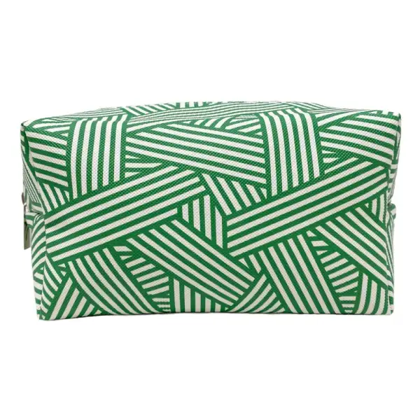 Abstract Stripe Cosmetic Bag