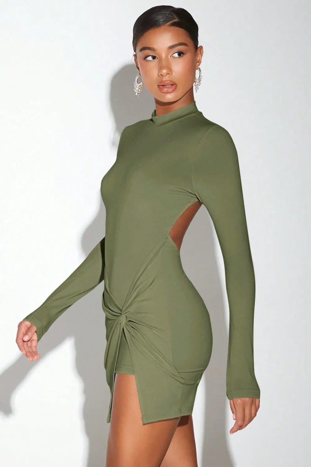 BAE Women's Long Sleeve Backless Dress