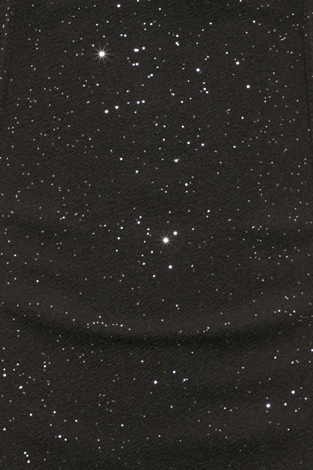 LTS Tall Black Glitter Notch Neck Midi Dress