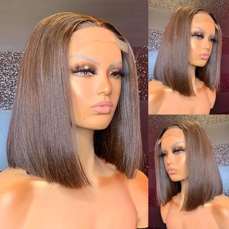 FLASH SALE | Trendy Brown Bob Wig 13x6 Lace Frontal Wig Tiktok Same Wig