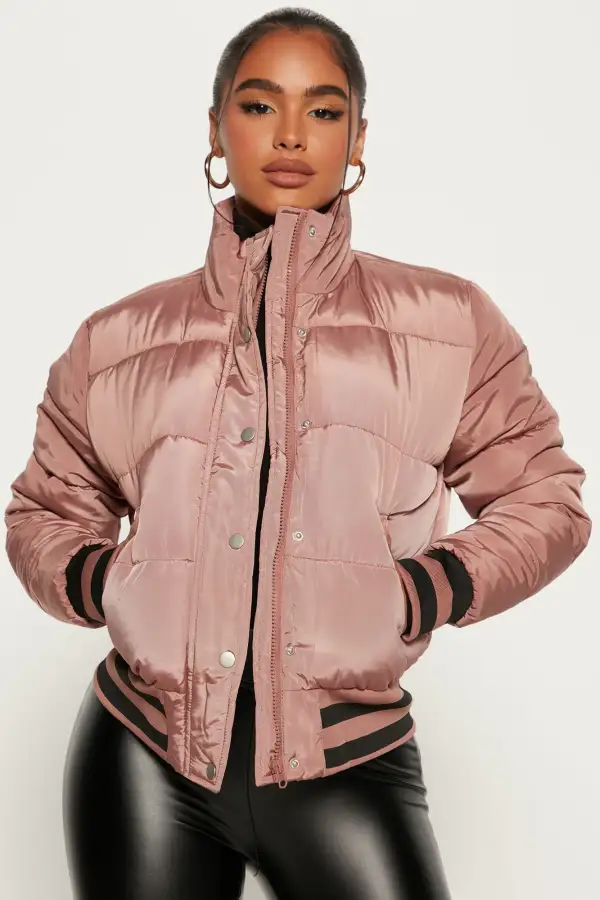 Mrs. Jackson Puffer Jacket - Light Pink