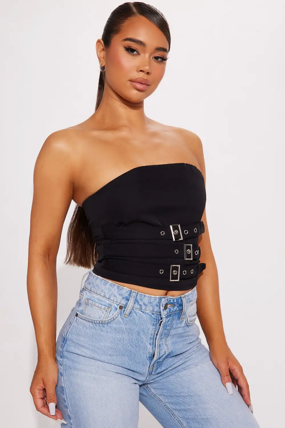Always Keeping Promises Tube Top - Black