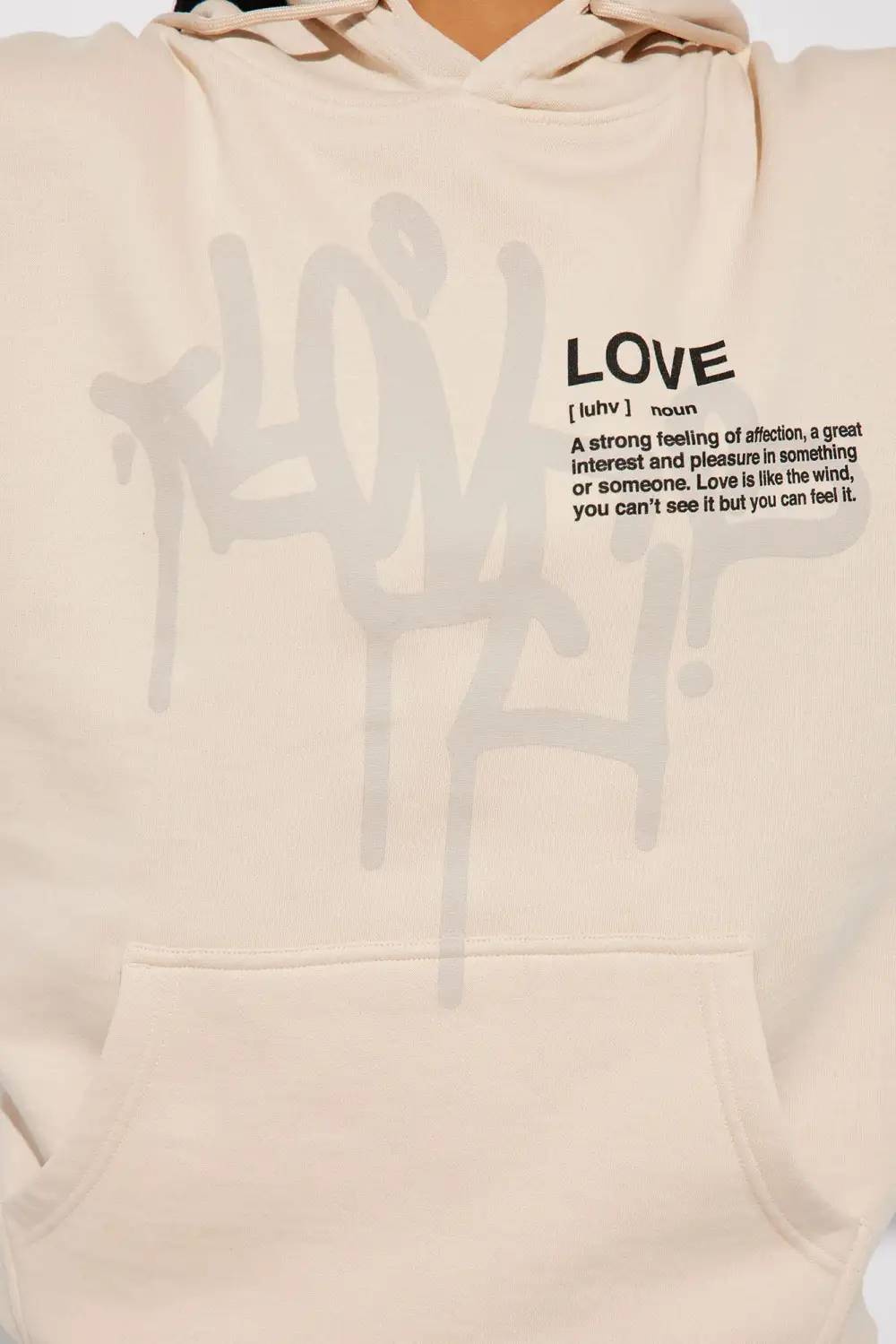 Definition Of Love Hoodie - Sand
