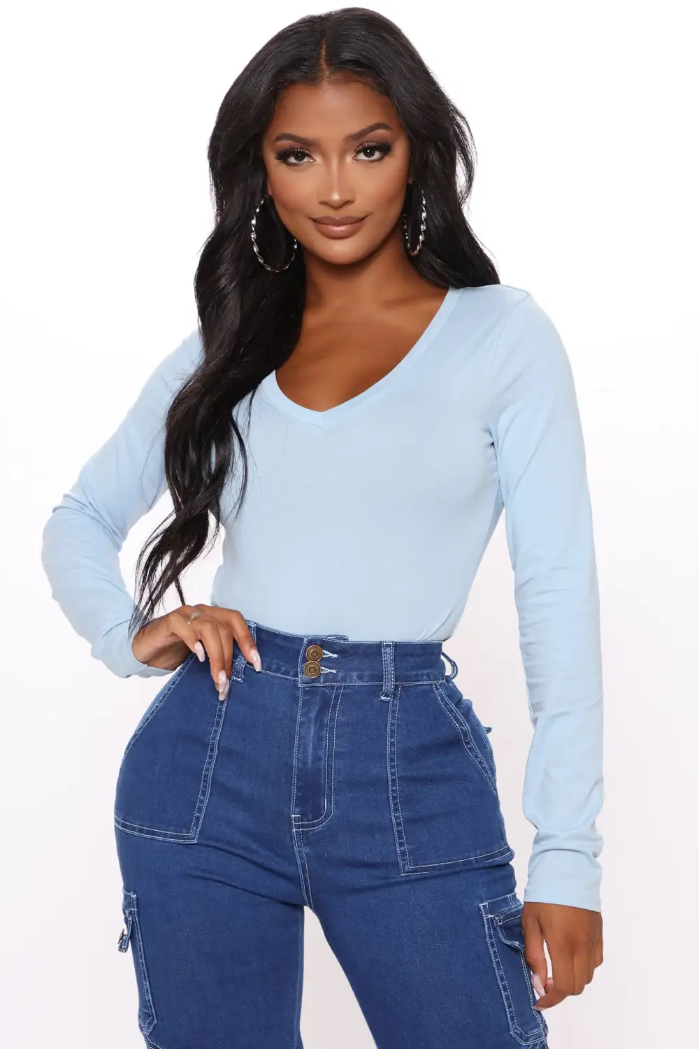Voted Most Liked Bodysuit - Light Blue