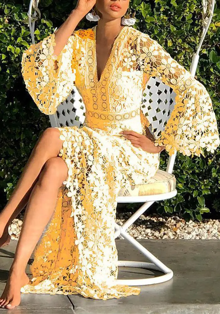 Standout Style Lace Maxi Dress