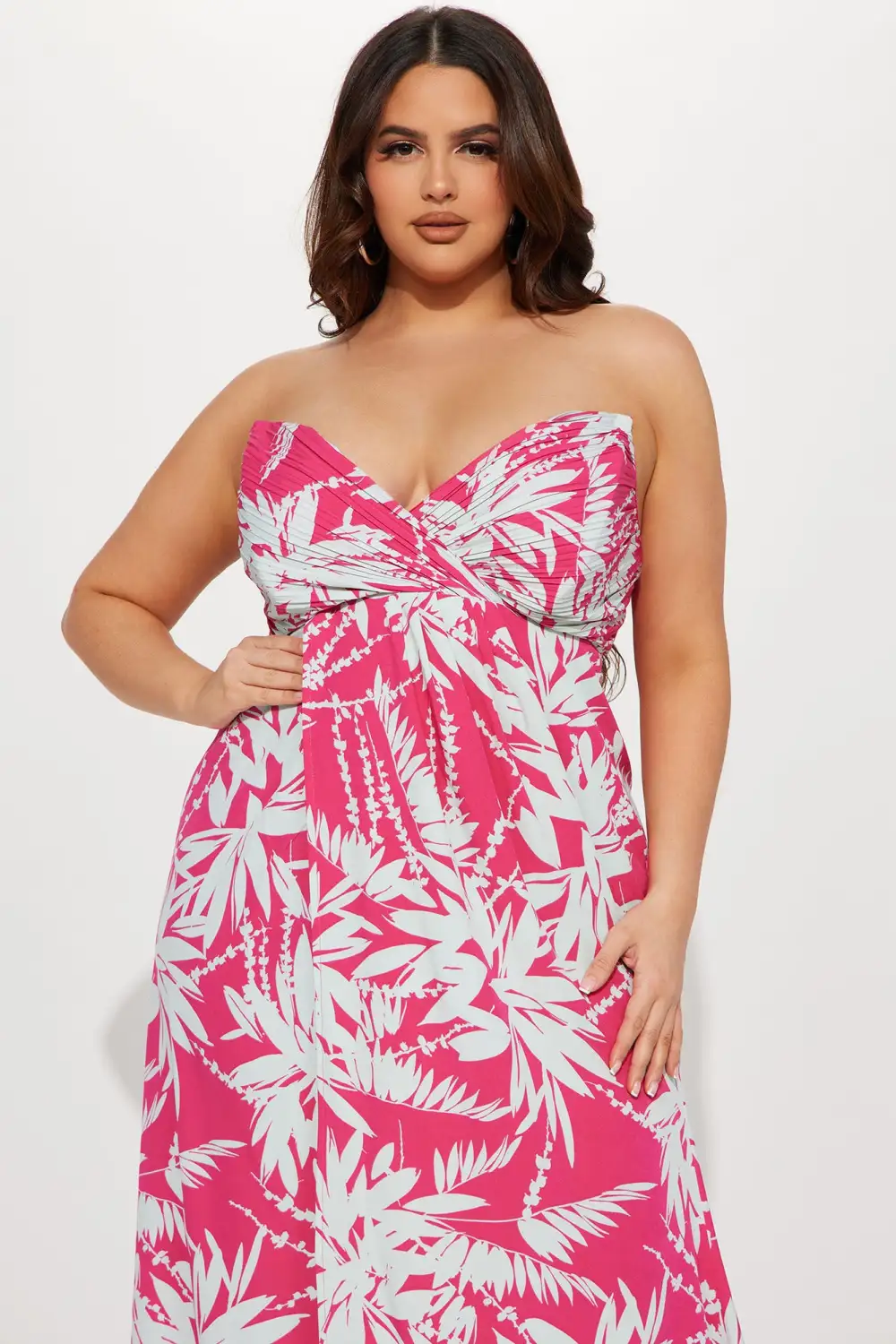 Fun Gal Maxi Dress - Pink/combo