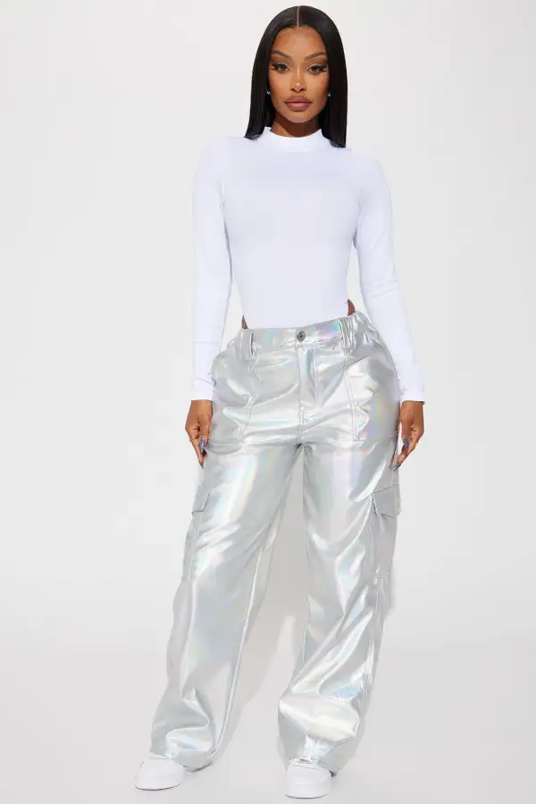 Marena Long Sleeve Bodysuit - White