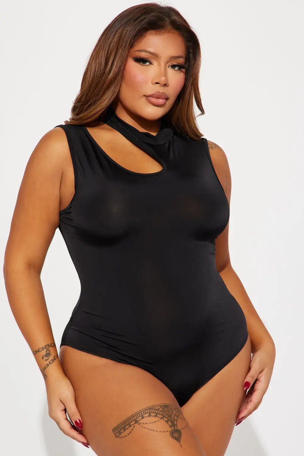 Making Changes Cut Out Bodysuit - Black