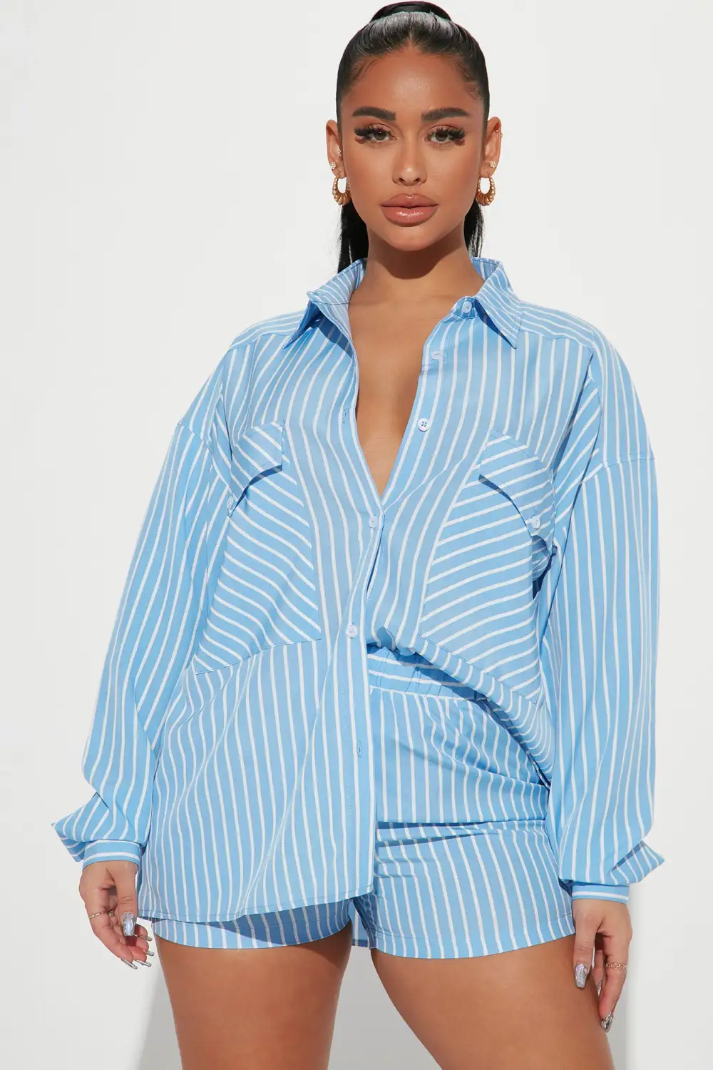 Kianna Short Set - Blue
