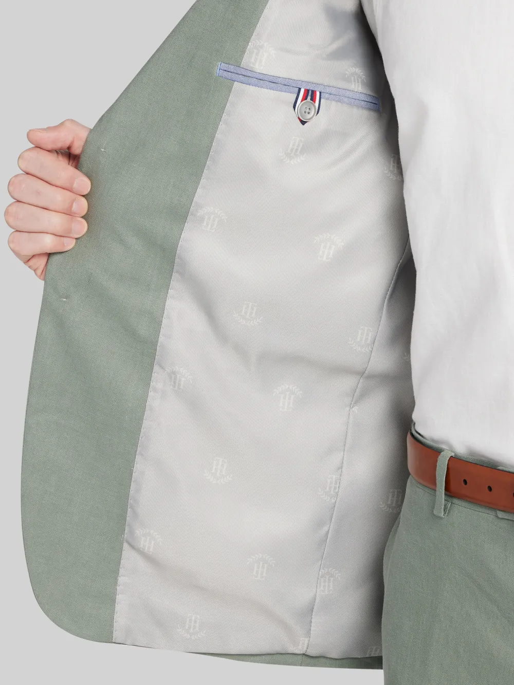 Tommy Hilfiger Modern Fit Linen Suit Jacket