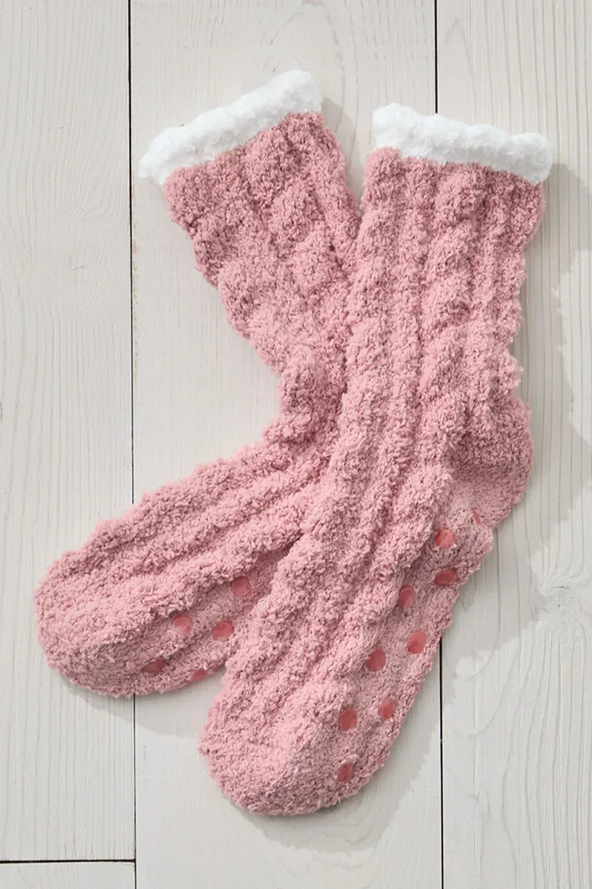 Cozy Comfort Cable Socks