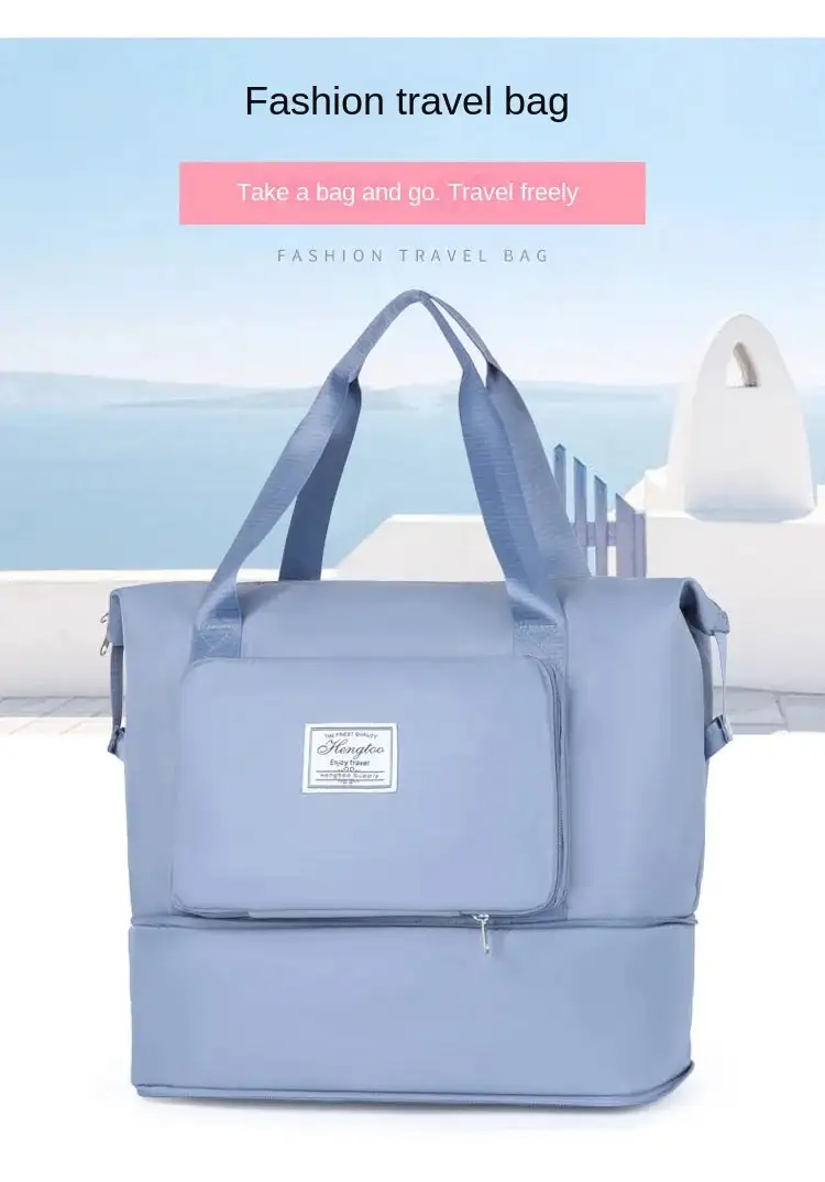 Large Capacity Expanding Travel Bags Luggage Organizer Bag Handbag Waterproof Portable Foldable Travel Clothes Storage Bag New