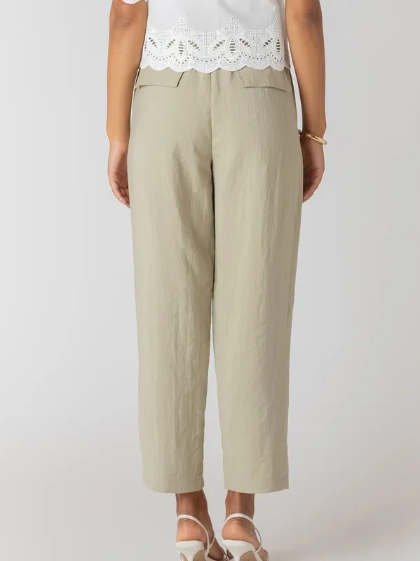 Drawstring Straight Leg Pull-On Pant