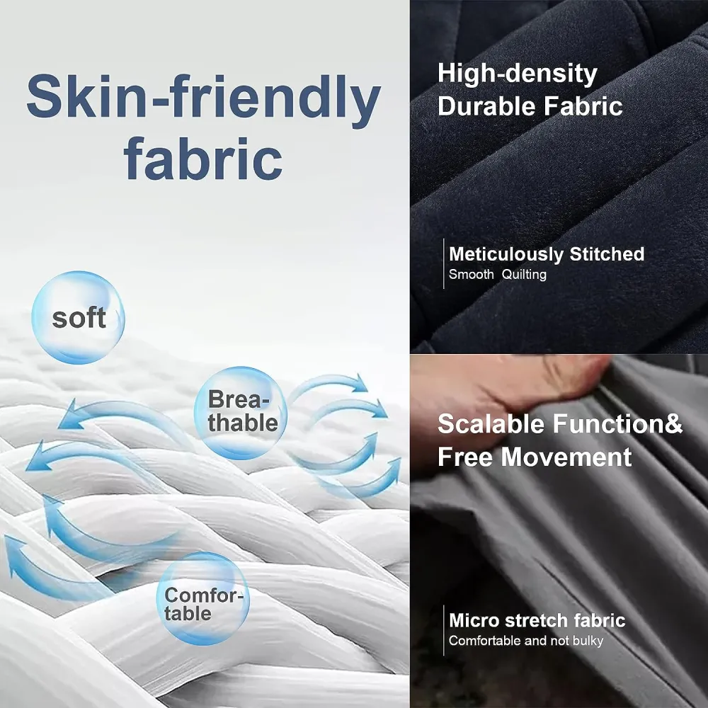 Women's Warm Winter Coat Velvet Puffer Jacket Quilted Faux Fur Hood