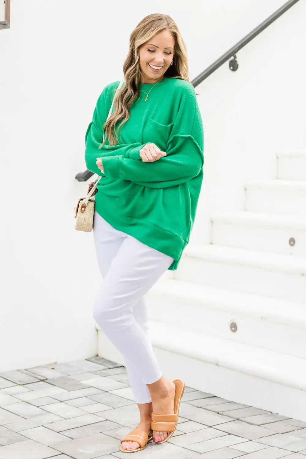 Just Take A Break Sweater, Kelly Green