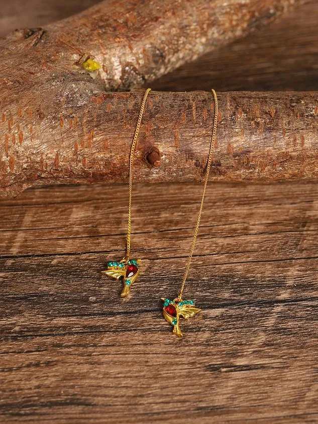 Bejeweled Bird Earrings(⚡Clearance Sale)