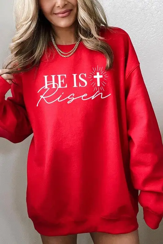Easy Wear Soft Graphic Pullover Sweatshirt