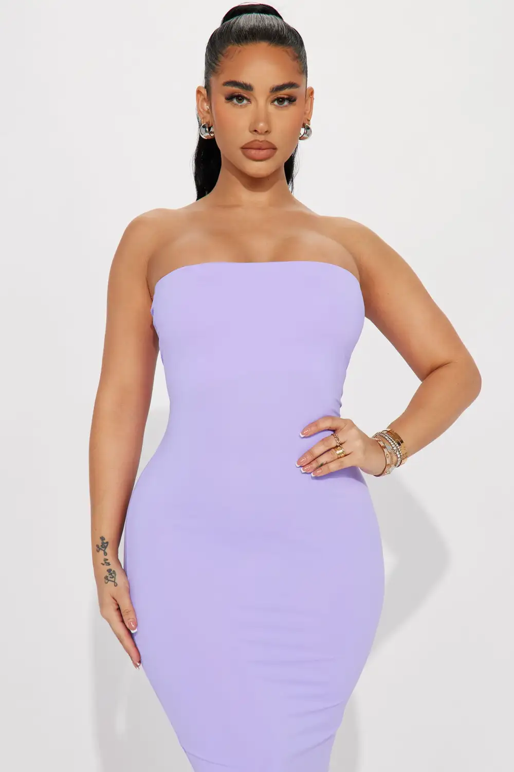 Katie Mermaid Gown - Purple