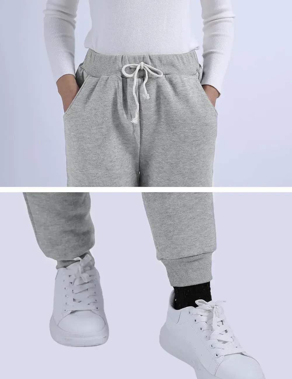 Women's Winter Warm Athletic Sweatpants Sherpa Lined Joggers Fleece Pants