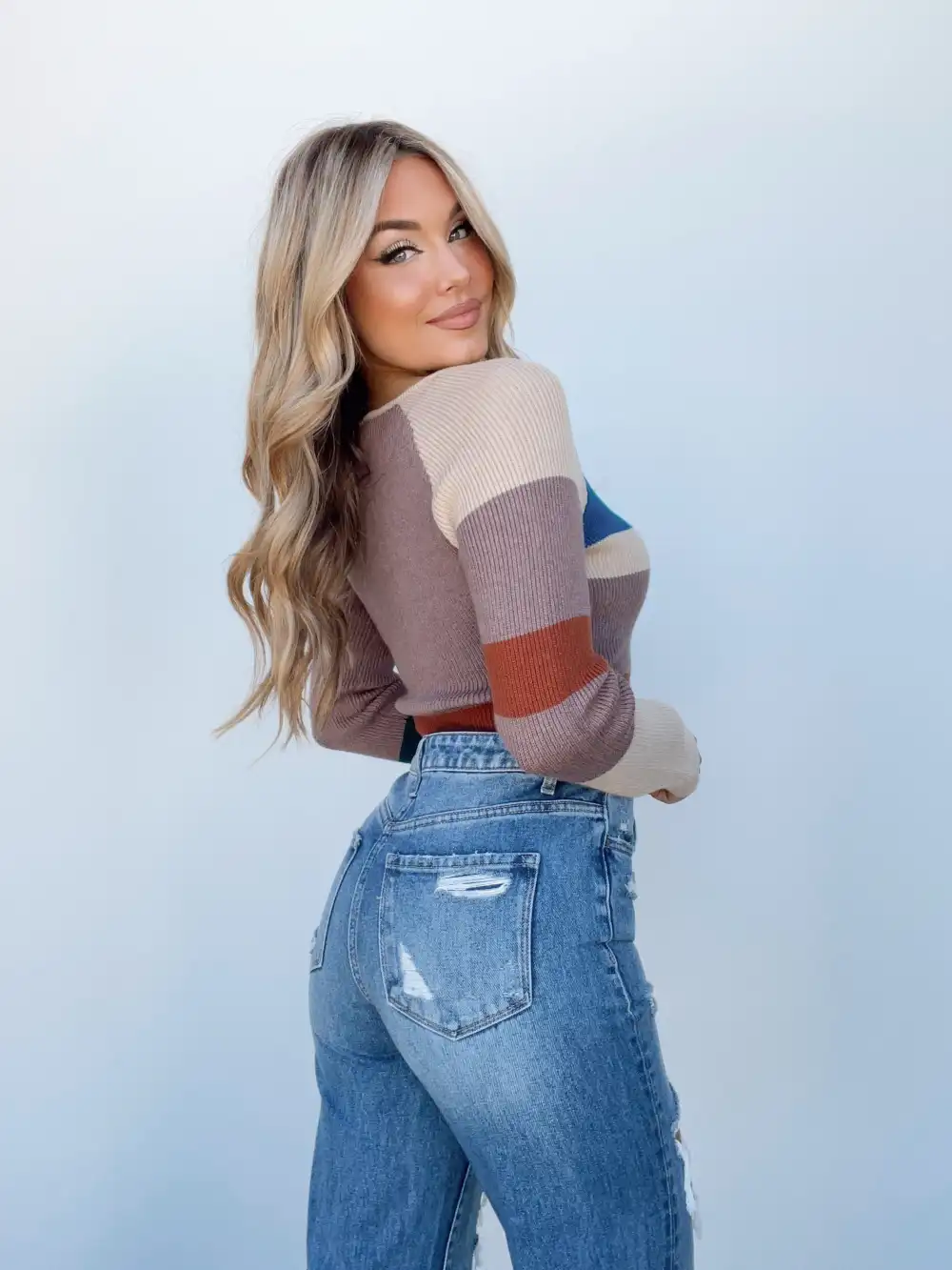 Uptown Striped Sweater