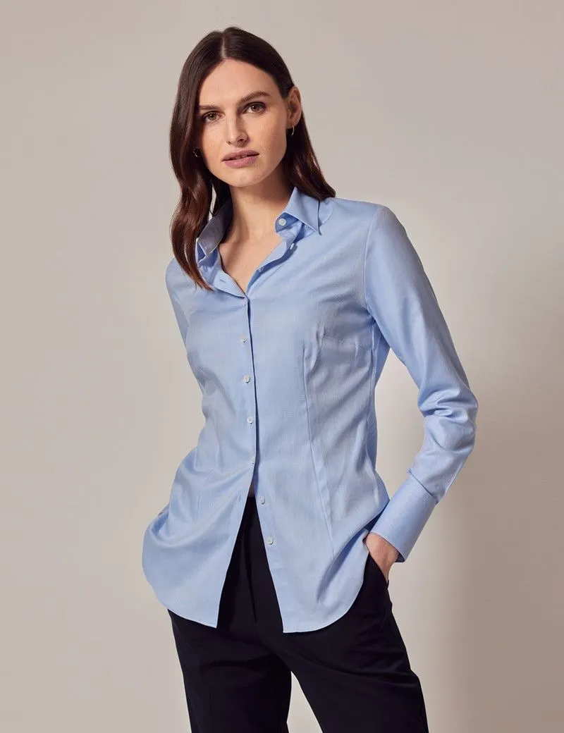 Twill Cotton Fitted Shirt