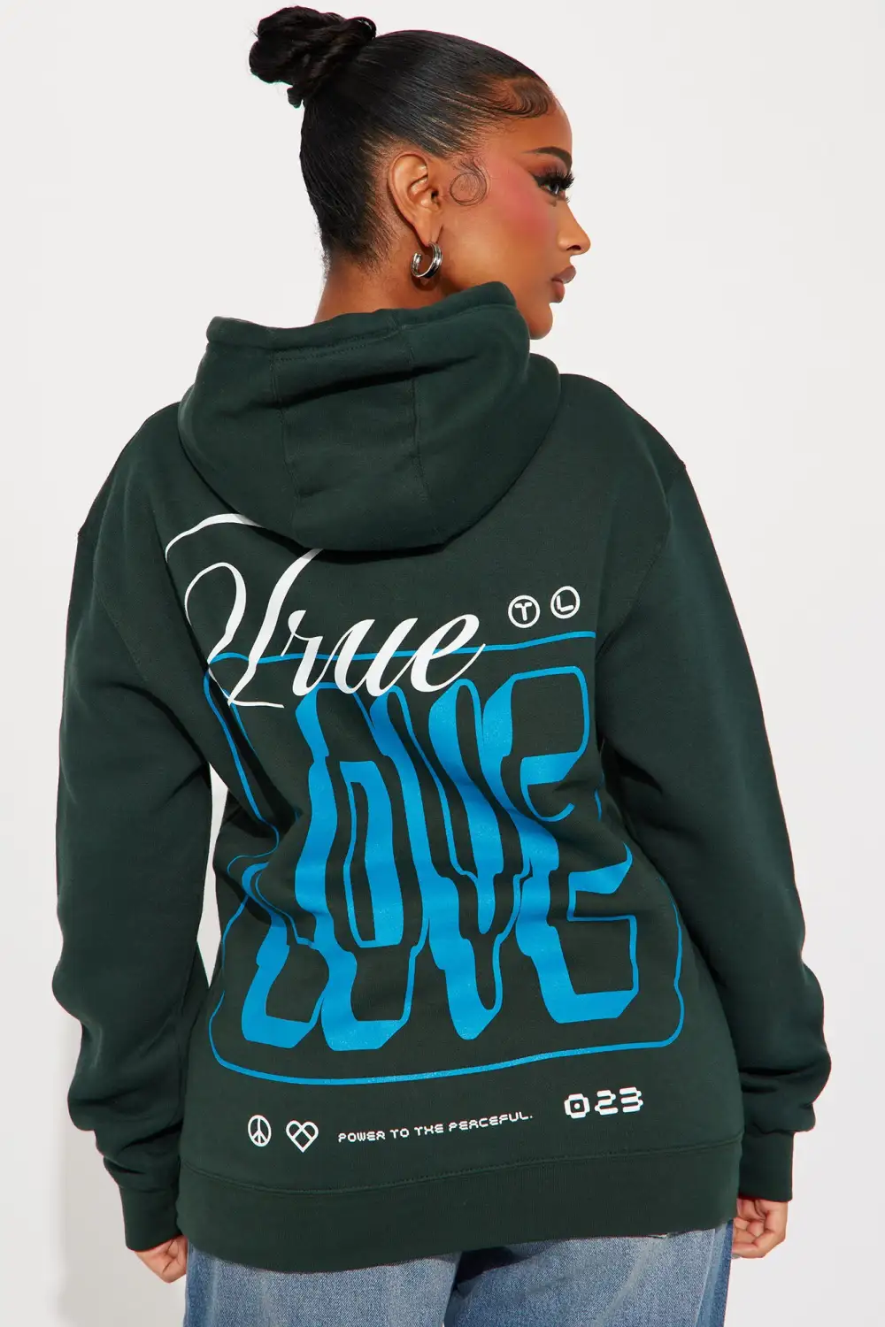 True Love Exists Hoodie - Green
